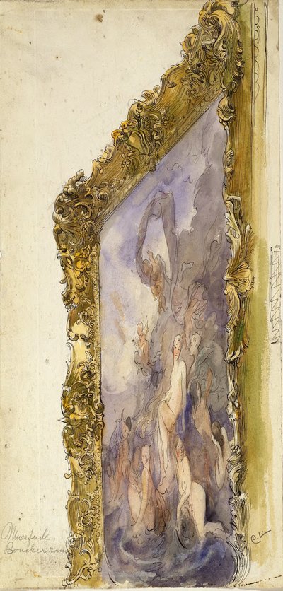 Lovisa Ulrika-Fresko. Triumph der Venus - Carl Larsson