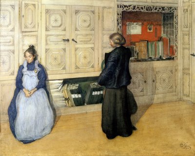 Mère et fille - Carl Larsson