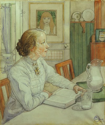 Ma fille aînée, 1904 - Carl Larsson