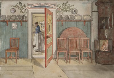 Vieille Anna, de la série A Home, c.1895 - Carl Larsson