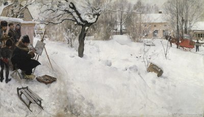 Peintre en plein air - Carl Larsson