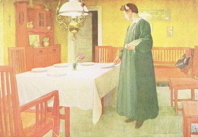 Scène de salle à manger de l
