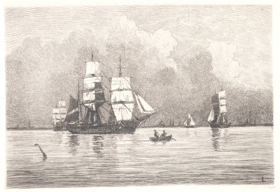 De la rade de Copenhague - Carl Locher
