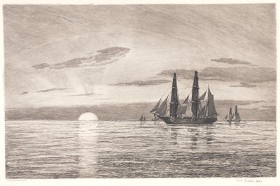 Coucher de soleil - Carl Locher
