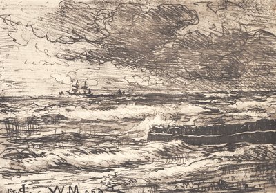 Tempête à Tisvilde - Carl Locher