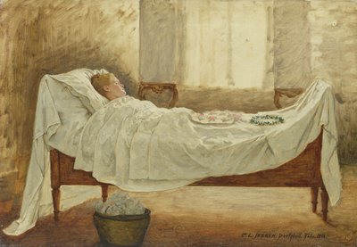 Lit de mort - Carl Ludwig Jessen