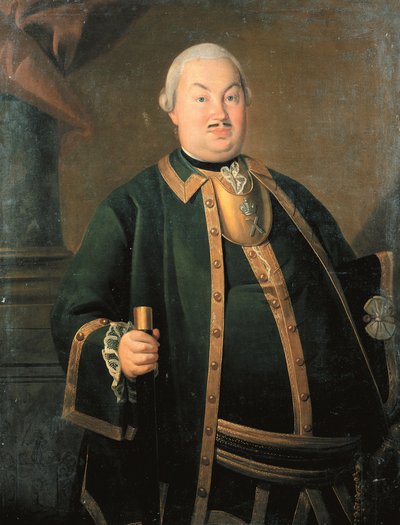 Portrait du général Fyodor Berchman, 1762 - Carl Ludwig Johann Christineck