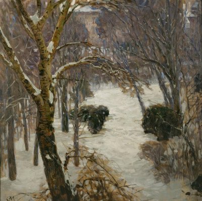 Parc de Heiligenstadt en hiver - Carl Moll