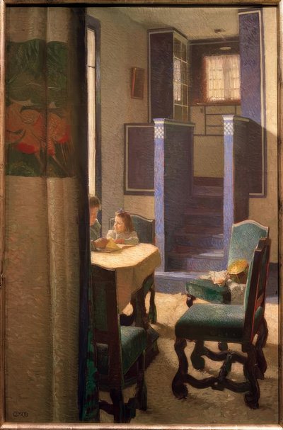 Salon dans la maison sur la Hohen Warte - Carl Moll