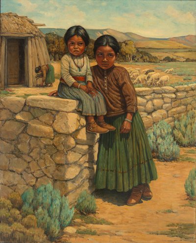 Sœurs Navajo - Carl Moon