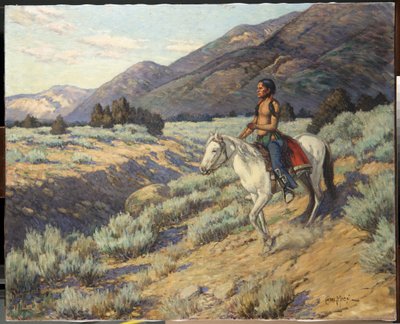Éclaireur, vallée de Taos, Nouveau-Mexique - Carl Moon