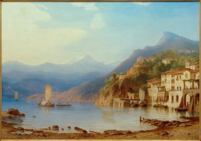 Vue de Varenna sur le lac de Côme - Carl Morgenstern