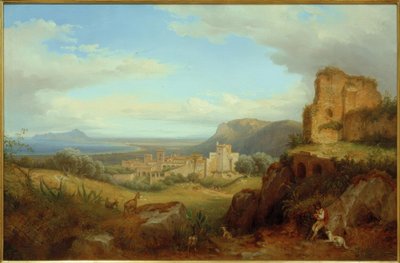 Vue sur Terracina - Carl Morgenstern