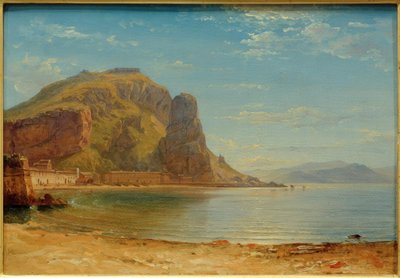 Terracina avec le rocher du poisson - Carl Morgenstern