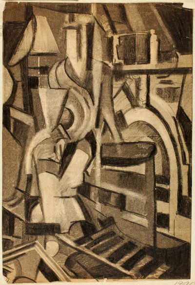 Abstrait - Figure assise - Carl Newman