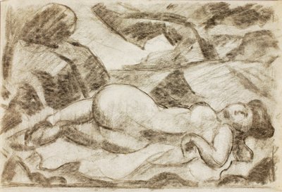 Nu féminin couché - Carl Newman