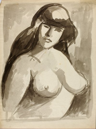 Torse féminin nu - Carl Newman