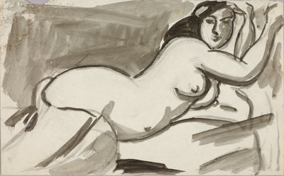 Nu féminin couché - Carl Newman