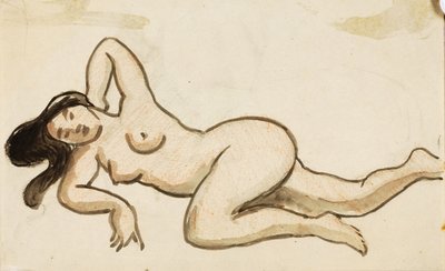 Nu féminin couché - Carl Newman