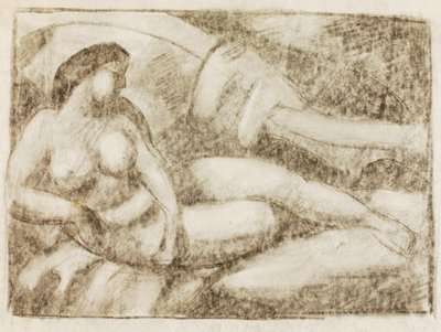 Nu féminin couché - Carl Newman