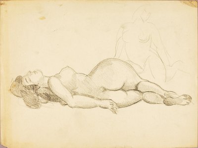 Nu féminin couché - Carl Newman