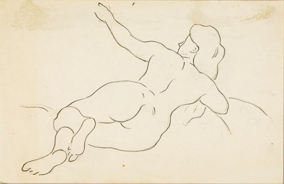 Nu féminin couché - Carl Newman