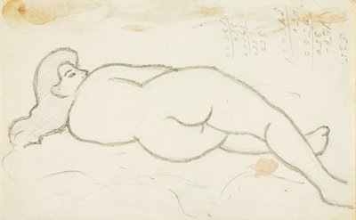 Nu féminin couché - Carl Newman