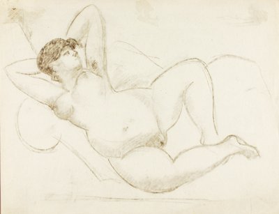 Nu féminin couché - Carl Newman