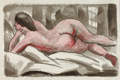 Nu féminin couché - Carl Newman