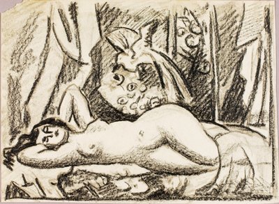 Nu féminin couché - Carl Newman
