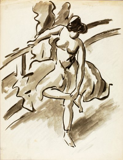 Danseuse debout - Carl Newman