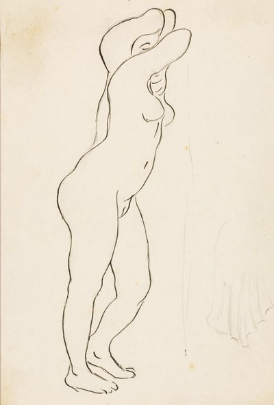 Nu féminin debout - Carl Newman