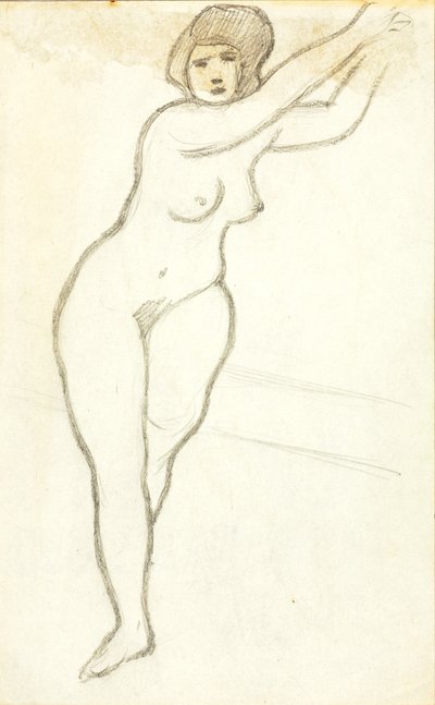 Nu féminin debout - Carl Newman