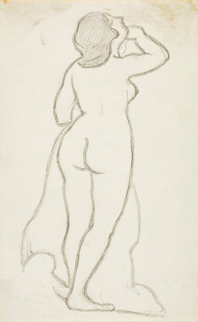 Nu féminin debout - Carl Newman