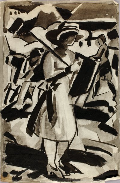 Figure de femme debout - Carl Newman