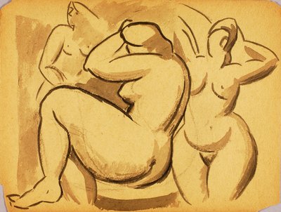 Trois nus féminins - Carl Newman