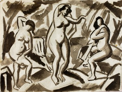 Trois nus féminins - Carl Newman