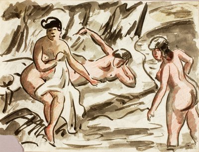 Trois nus féminins - Carl Newman