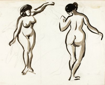 Deux nus féminins - Carl Newman