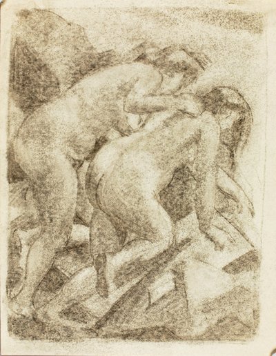 Deux figures féminines nues - Carl Newman