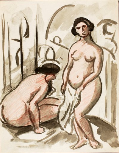 Deux figures nues - Carl Newman