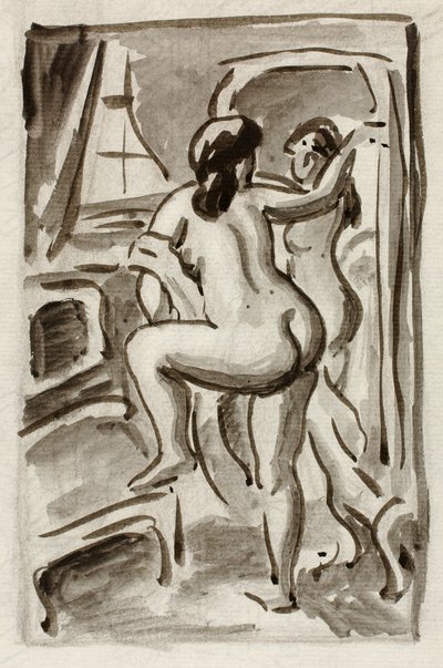 Deux nus féminins debout - Carl Newman