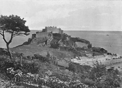 Château de Mont Orgueil, Jersey, vers 1896 - Carl Norman