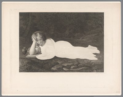 Marie Madeleine lisant - Carl Rahl