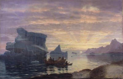 Ambiance de minuit sur la côte groenlandaise - Carl Rasmussen