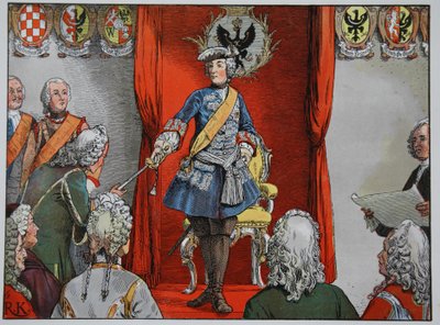 Hommage des états de Silésie, 17 novembre 1741 - Carl Röchling