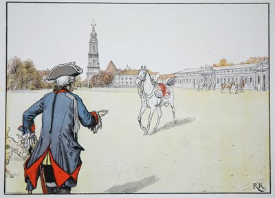 Vieux Fritz et son cheval préféré - Carl Röchling