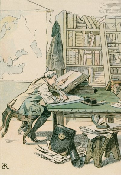 Frédéric le Grand (1712-1786) en tant que prince héritier à Kustrin - Carl Rohling