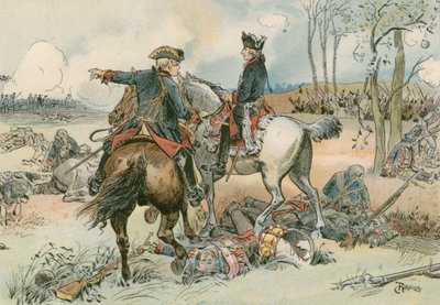 Frédéric le Grand à la bataille de Kolin en 1757 - Carl Rohling