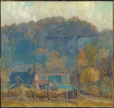 La Falaise au Matin, Ozarks - Carl Rudolph Krafft